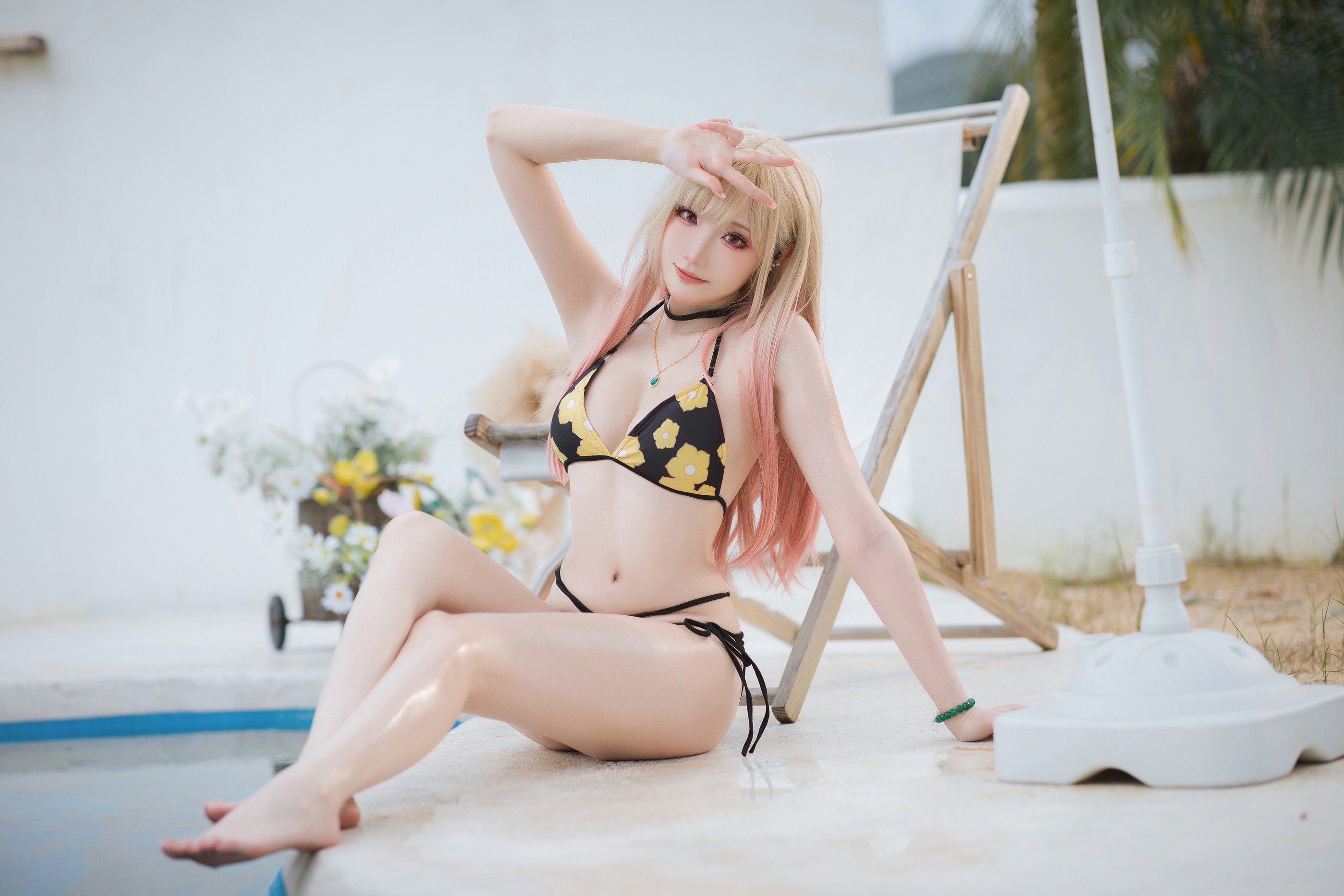 图片[1]-瓜希酱 – NO.051 喜多川海梦泳装 [20P]-XikXak
